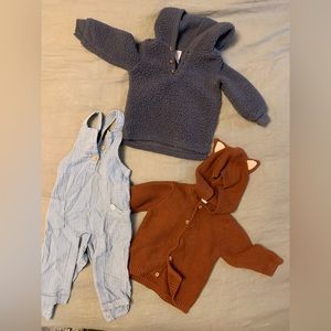 9-12 month baby clothes bundle - H&M, Goumi, Zutano, more